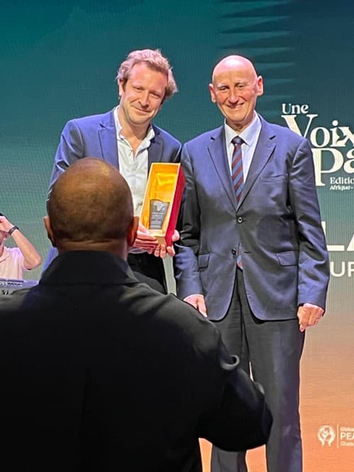 Moment de remise sur scène lors de l'édition Marrakech